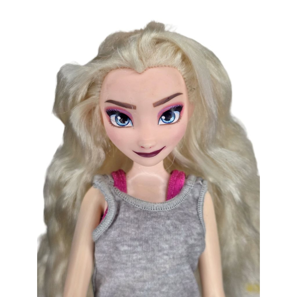 Girls Disney Elsa Doll One Size Blonde Gray